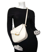 achetez en ligne Delvaux White Leather Crossbody Bag à un bon prix chez Labellov à Anvers