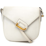 Delvaux White Leather Crossbody Bag