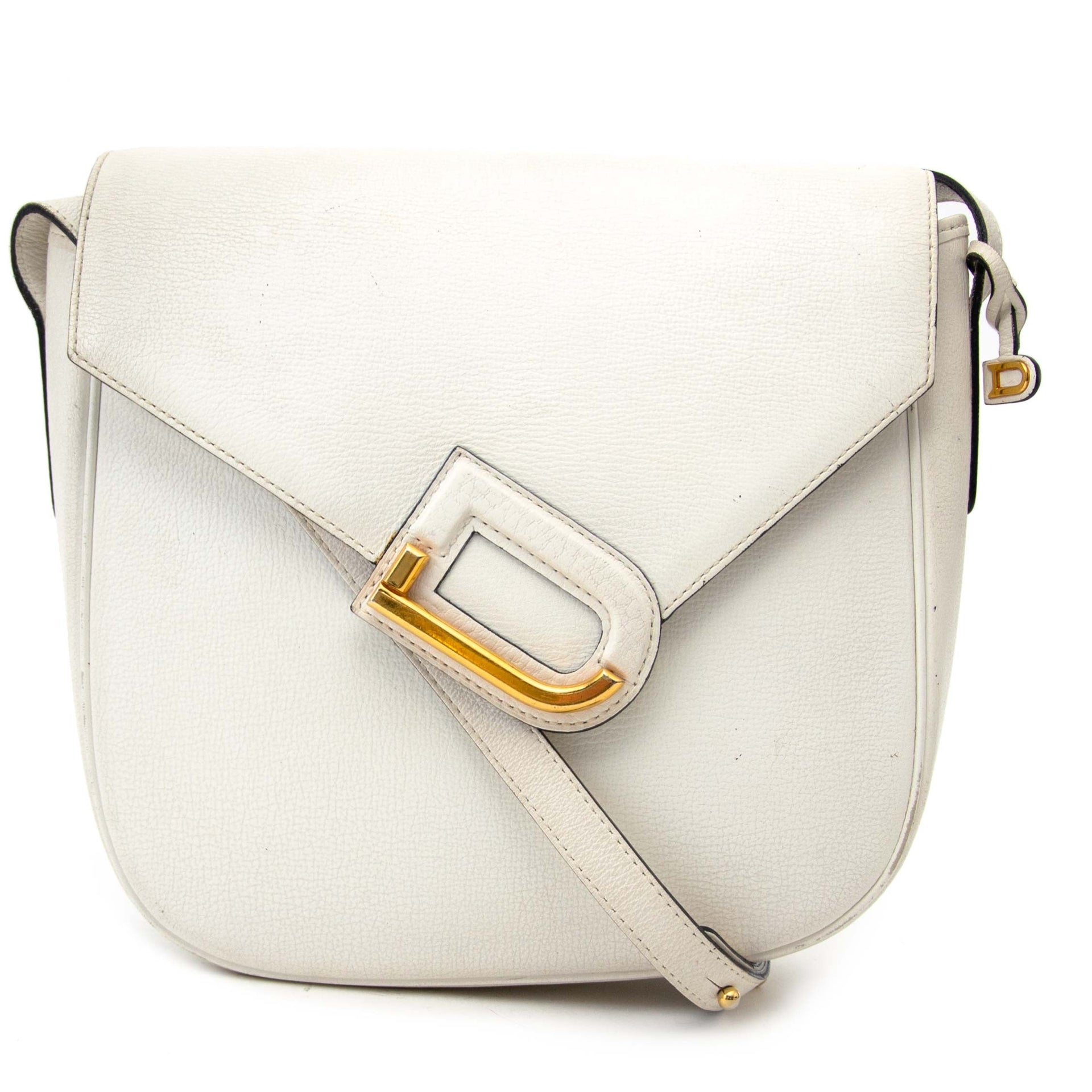 Delvaux White Leather Crossbody Bag