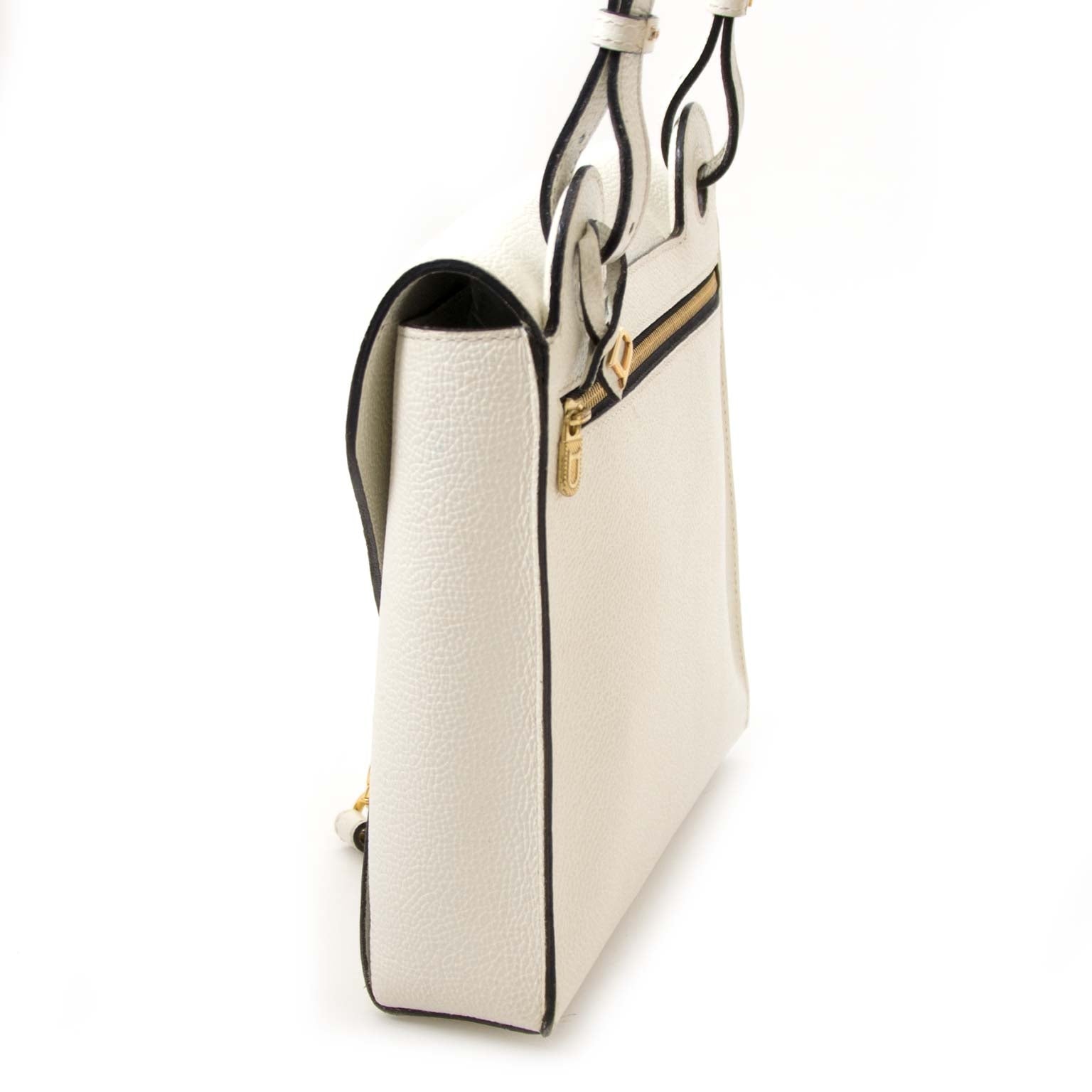 buy Delvaux White Leather Shoulderbag at labellov for the best price