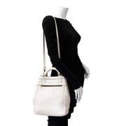Luxury consignment store Labellov in Antwerp is selling Delvaux White Shoulder Bag