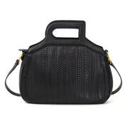 acheter en ligne pour le meilleur prix comme neuf sac a main Delvaux toile de cuir bag.
