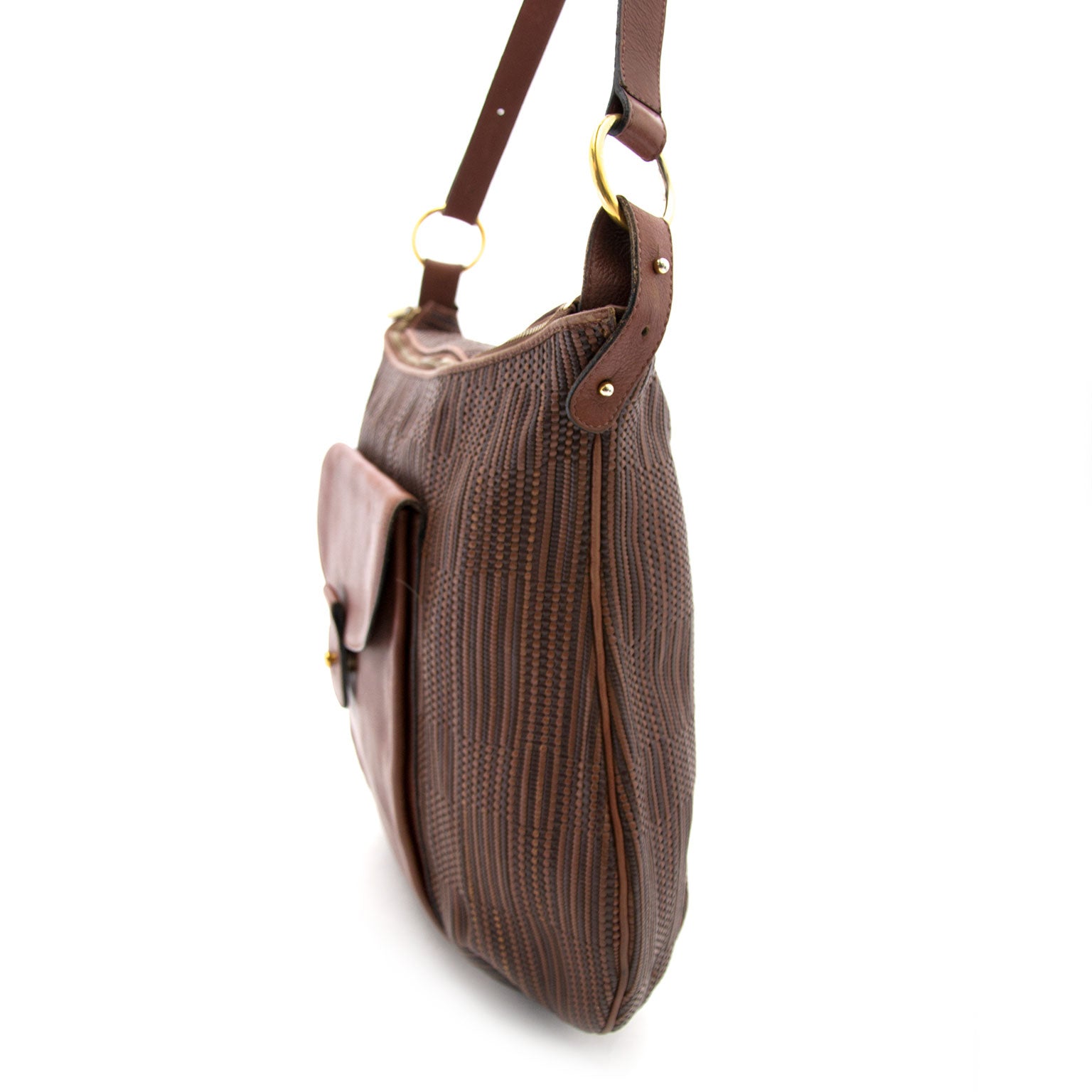 Sell your Delvaux Toile de Cuir Shoulder Bag for the best price easy and carefree on Labellov