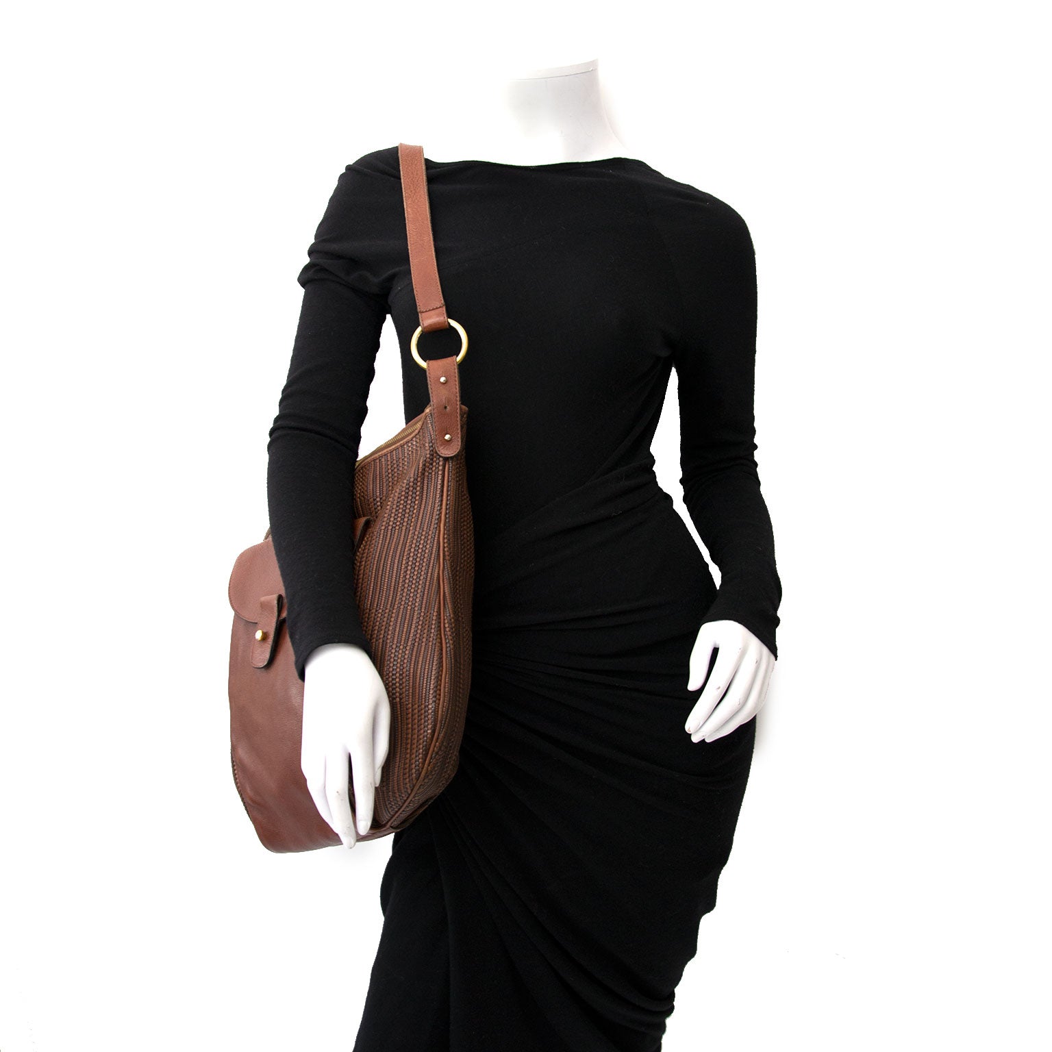 Koop uw Delvaux Toile de Cuir Shoulder Bag aan de beste prijs online