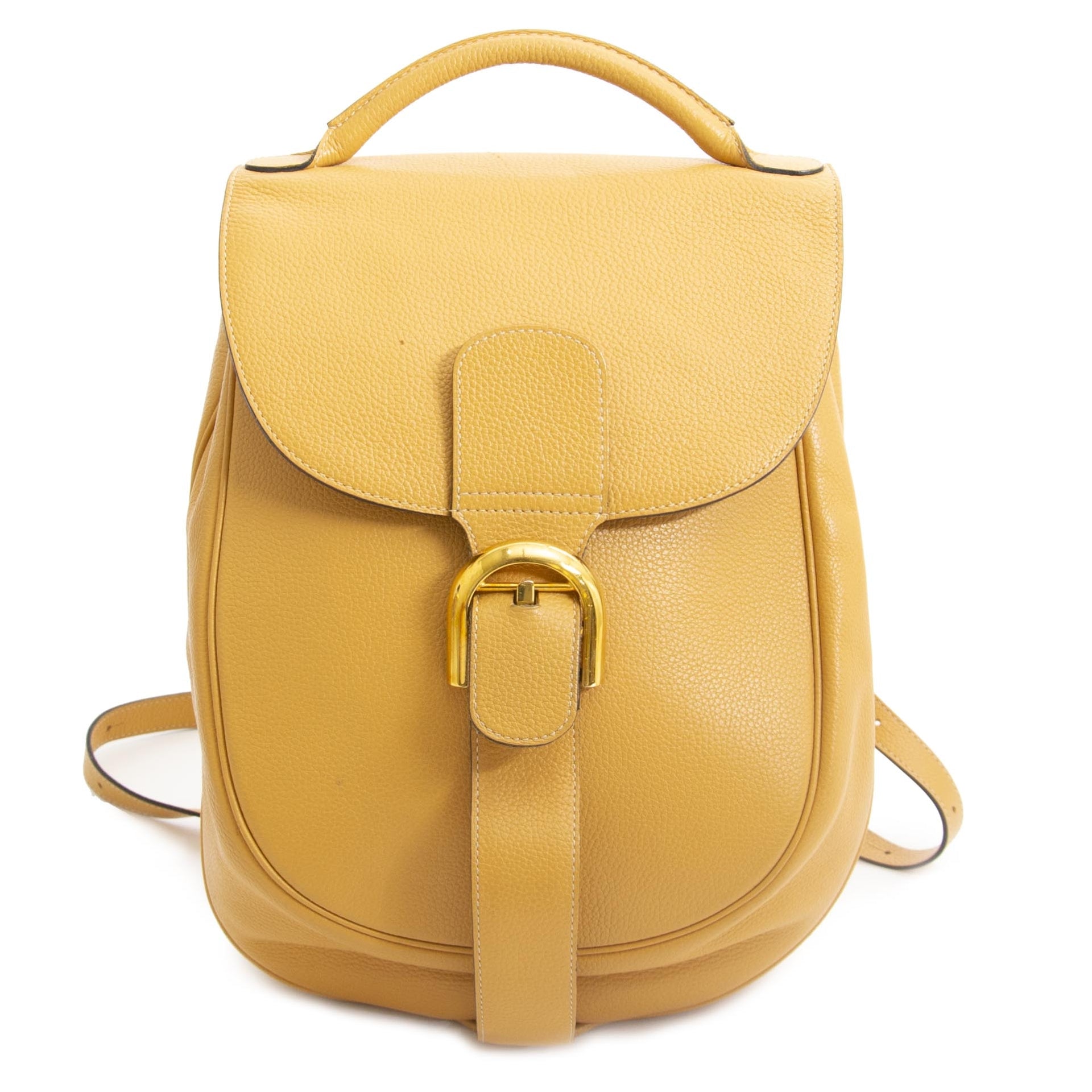 skip the waitinglist koop online Delvaux Yellow Brillant Backpack