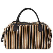 Delvaux Black & Brown Toile de Cuir Duffel Bag kopen en verkopen aan de beste prijs