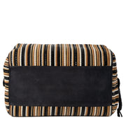 Delvaux Black & Brown Toile de Cuir Duffel Bag for sale online at Labellov secondhand luxury