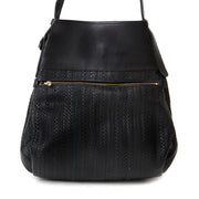 shop safe online at the best price Delvaux Black Woven 'Toile De Cuir' bag
