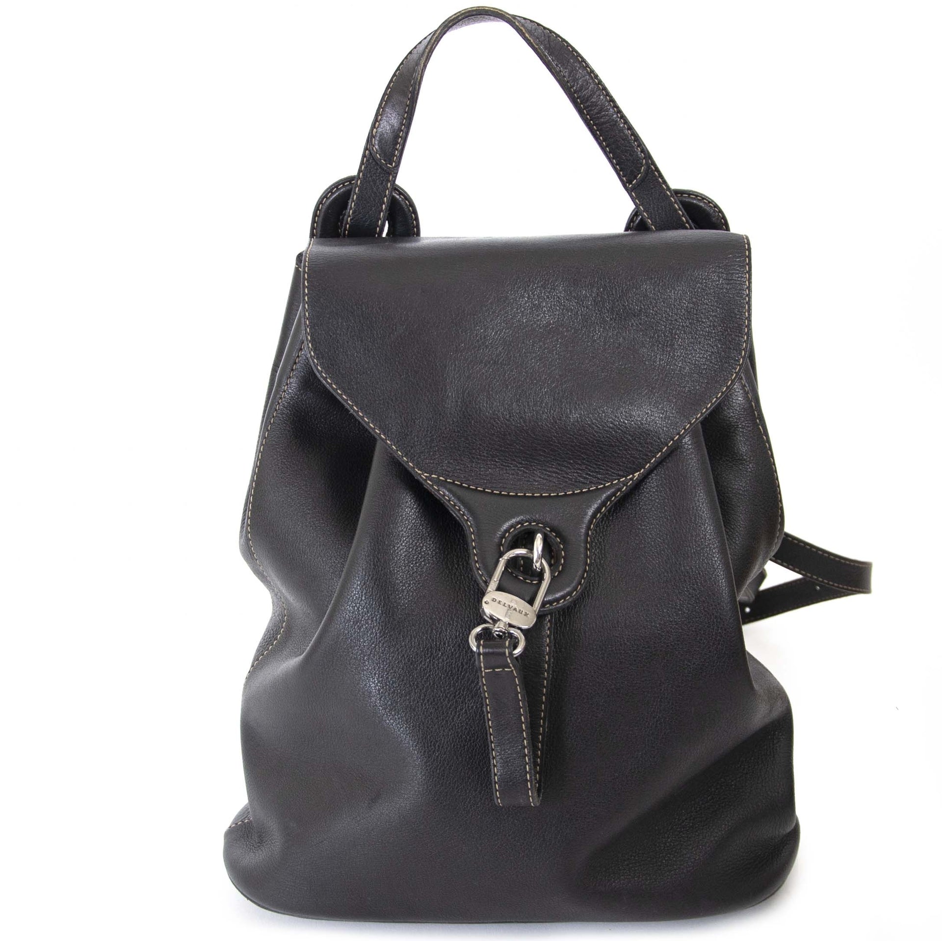 Delvaux Black Soleil now for sale at labellov vintage fashion webshop belgium