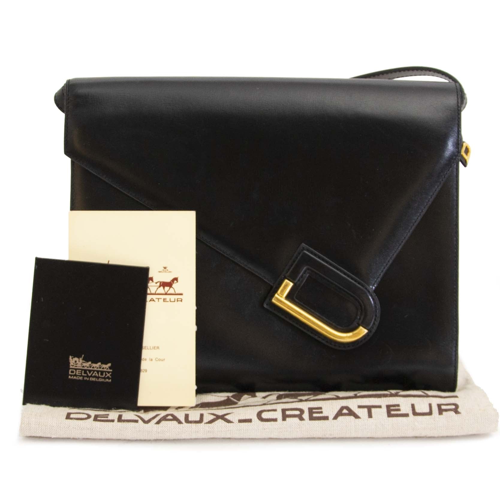 Delvaux Romeo Black Shoulder Bag te koop