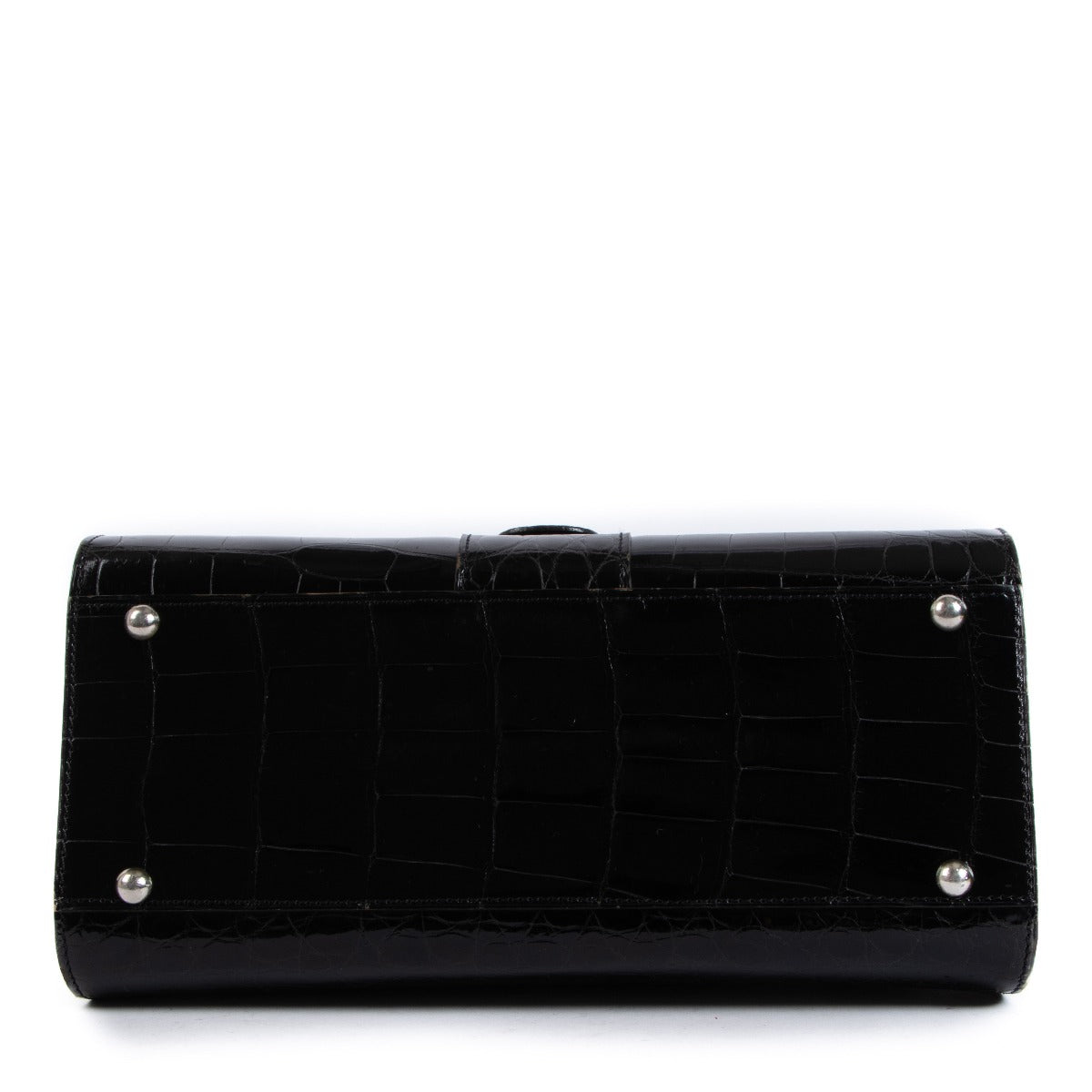 authentic second hand Delvaux Brillant MM Crocodile on www.Labellov.com