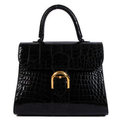Delvaux Brillant MM Black Crocodile