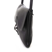 Delvaux Black Leather Kot Crossbody Bag now for sale at labellov vintage fashion webshop belgium