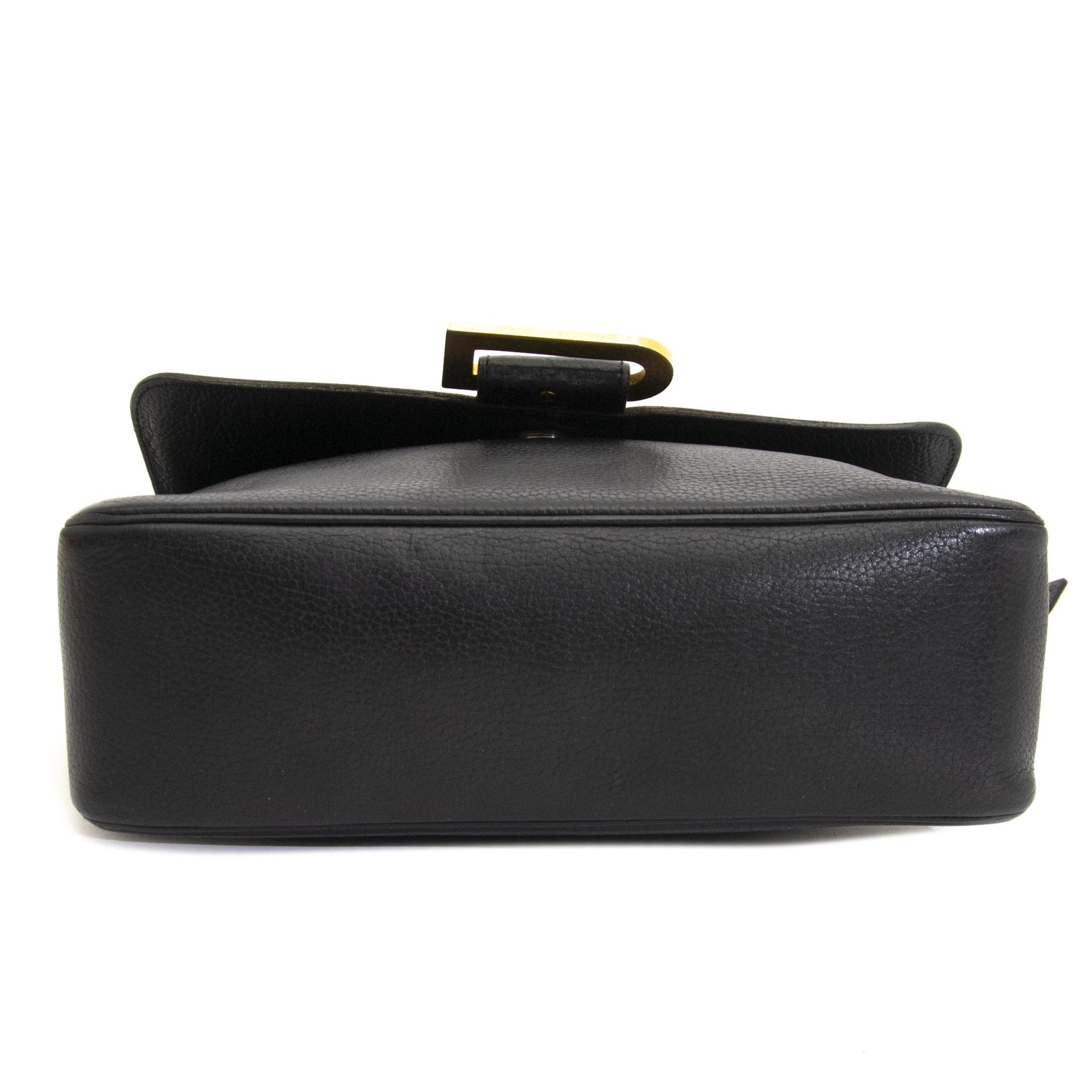 acheter en ligne seconde main sac a main pour le meilleur prix Delvaux Black poirier Shoulder Bag