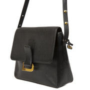 Delvaux Black D Shoulder Bag