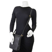 Delvaux Black Louise Baudrier PM Bag now for sale at labellov vintage fashion webshop belgium