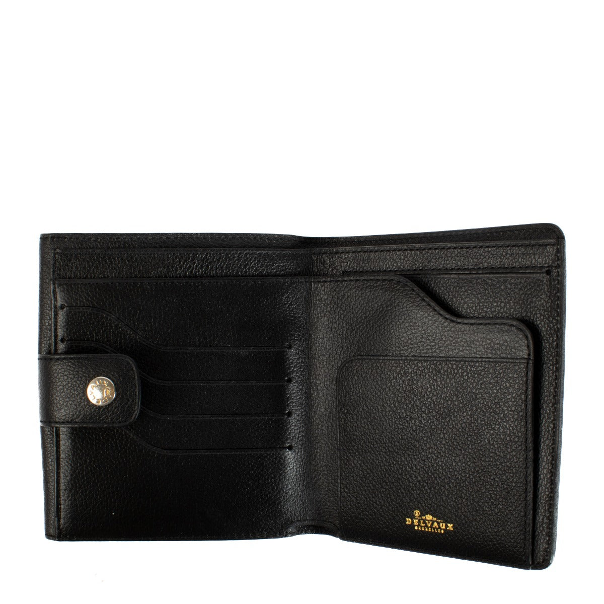 Shop safe online at Labellov in Antwerp, Brussels and Knokke this 100% authentic second hand Delvaux Black Leather Wallet