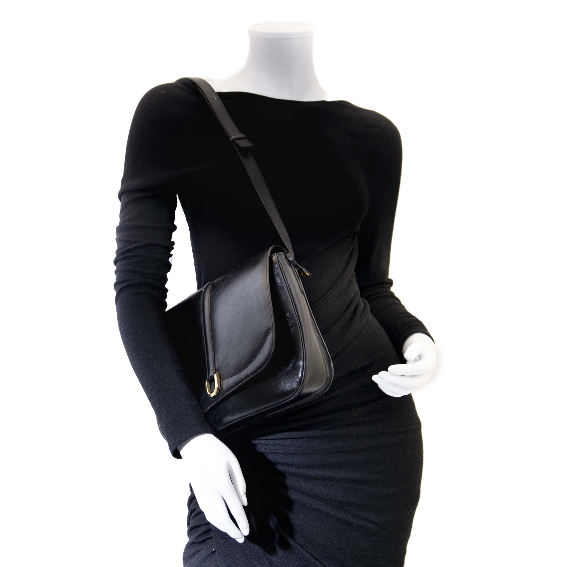 shop safe online Delvaux Black Box Calf Cross Body Bag