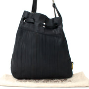 delvaux black woven bucket bag online webshop labellov.Co worldwide shipping only 100% authentic luxury