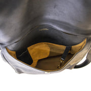 Vintage Delvaux Black Leather Crossbody Bag at Labellov