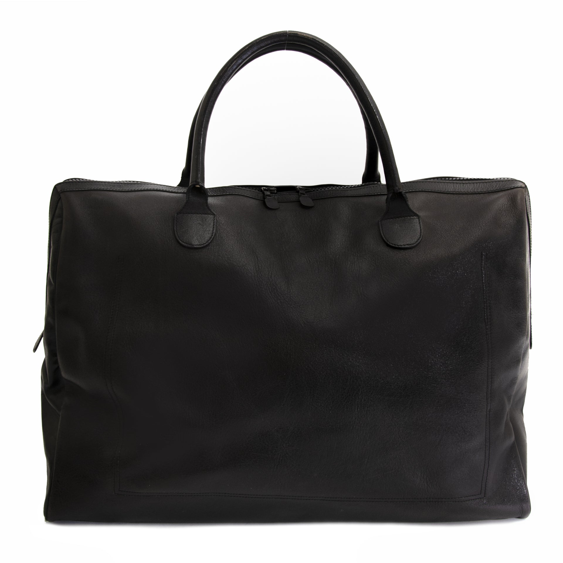 Authentic second hand vintage Delvaux Taxi Logo Top Handle Bag webshop online LabelLOV