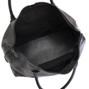 Authentieke tweedehands vintage Delvaux Taxi Logo Top Handle Bag online webshop LabelLOV