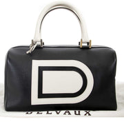 delvaux louise boston allure zwart wit tas nu te koop bij labellov vintage mode webshop belgië