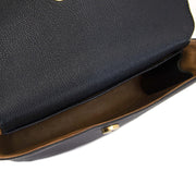 Delvaux Blue Leather Crossbody Bag