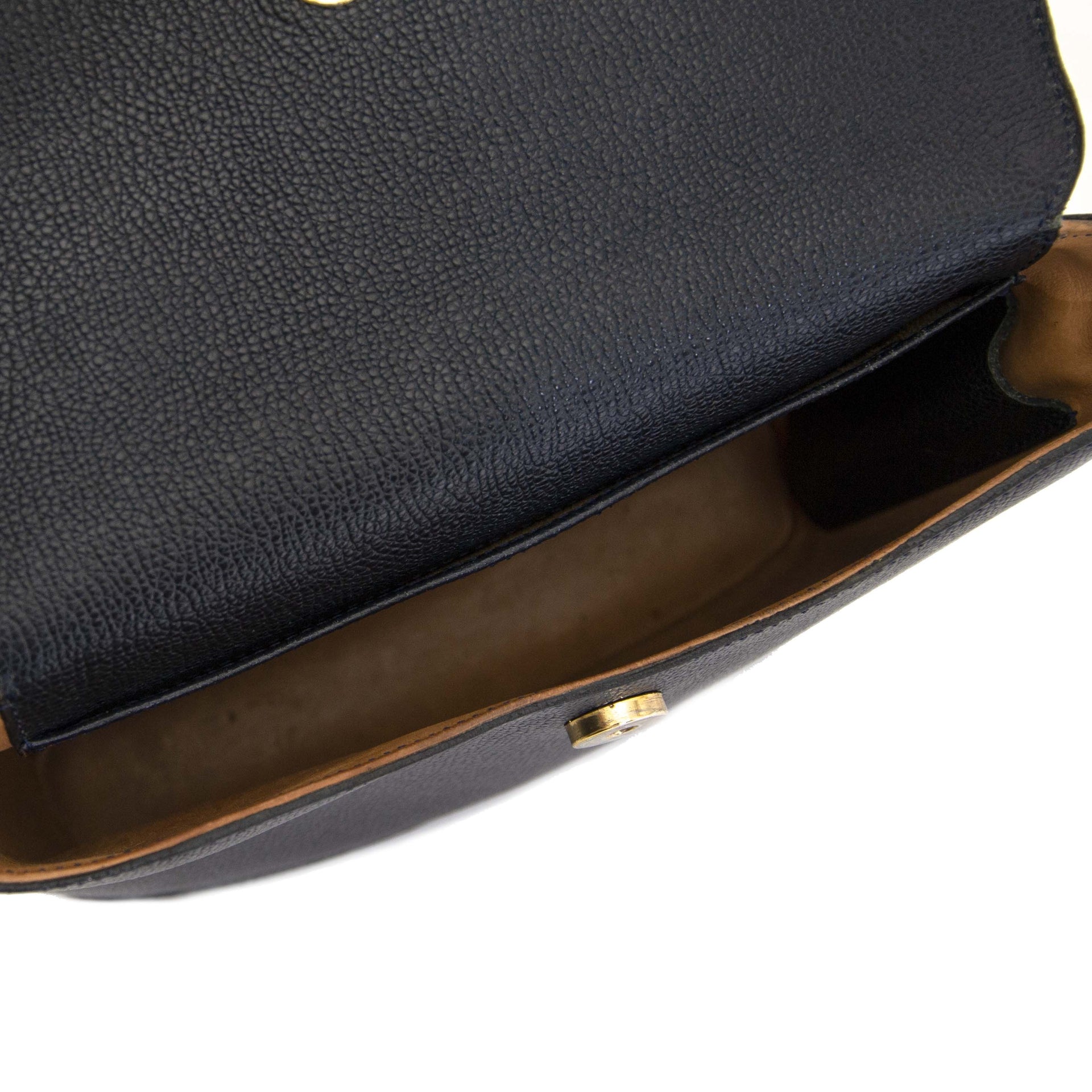 Delvaux Blue Leather Crossbody Bag