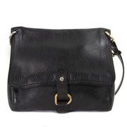 Delvaux Black Leather Fichu Shoulder Bag now for sale at labellov vintage fashion webshop belgium