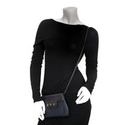 Delvaux Blue Leather Crossbody Bag