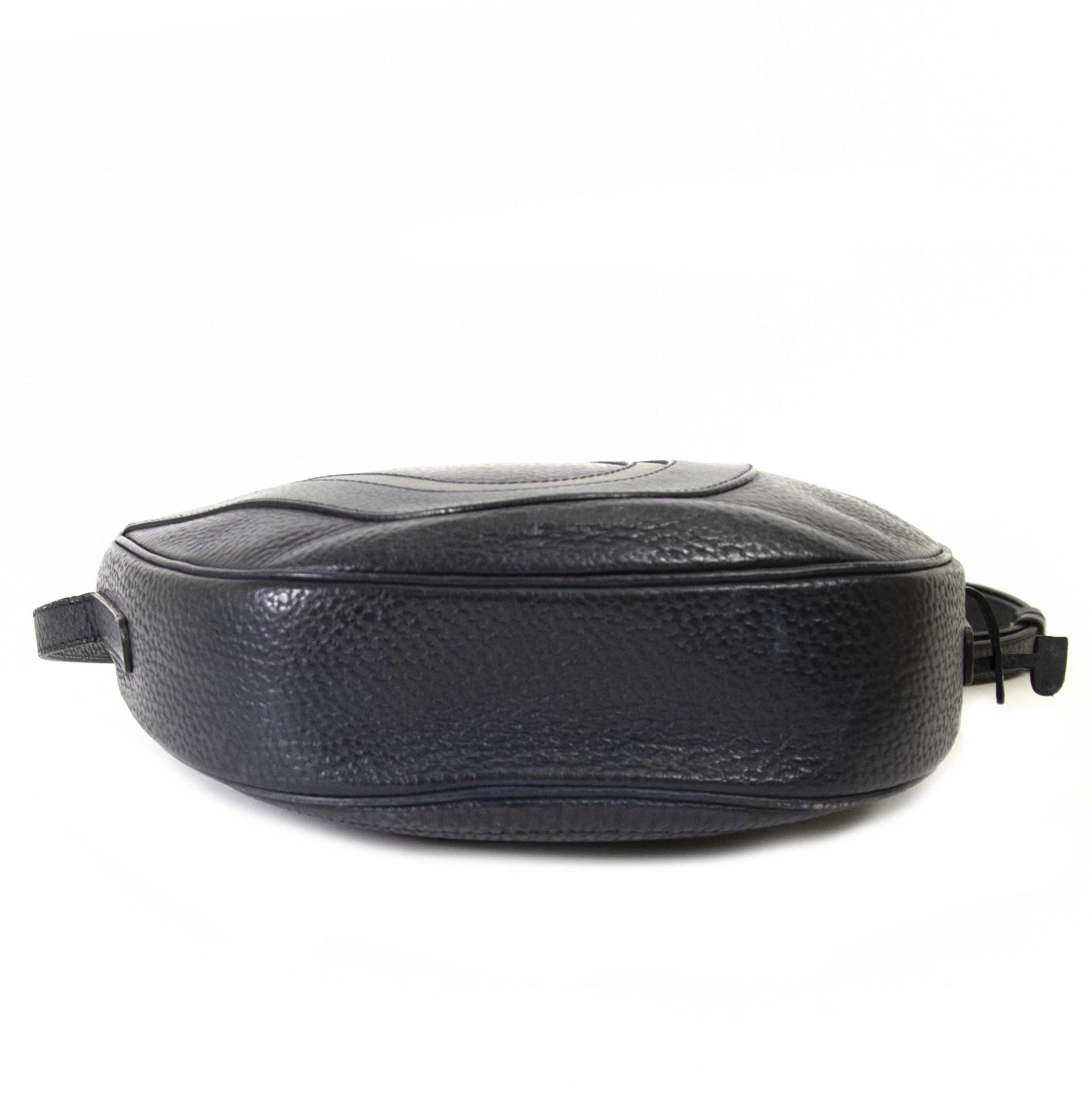 Delvaux Blue And Green Sebardeur PM Crossbody Bag now for sale at labellov vintage fashion webshop belgium