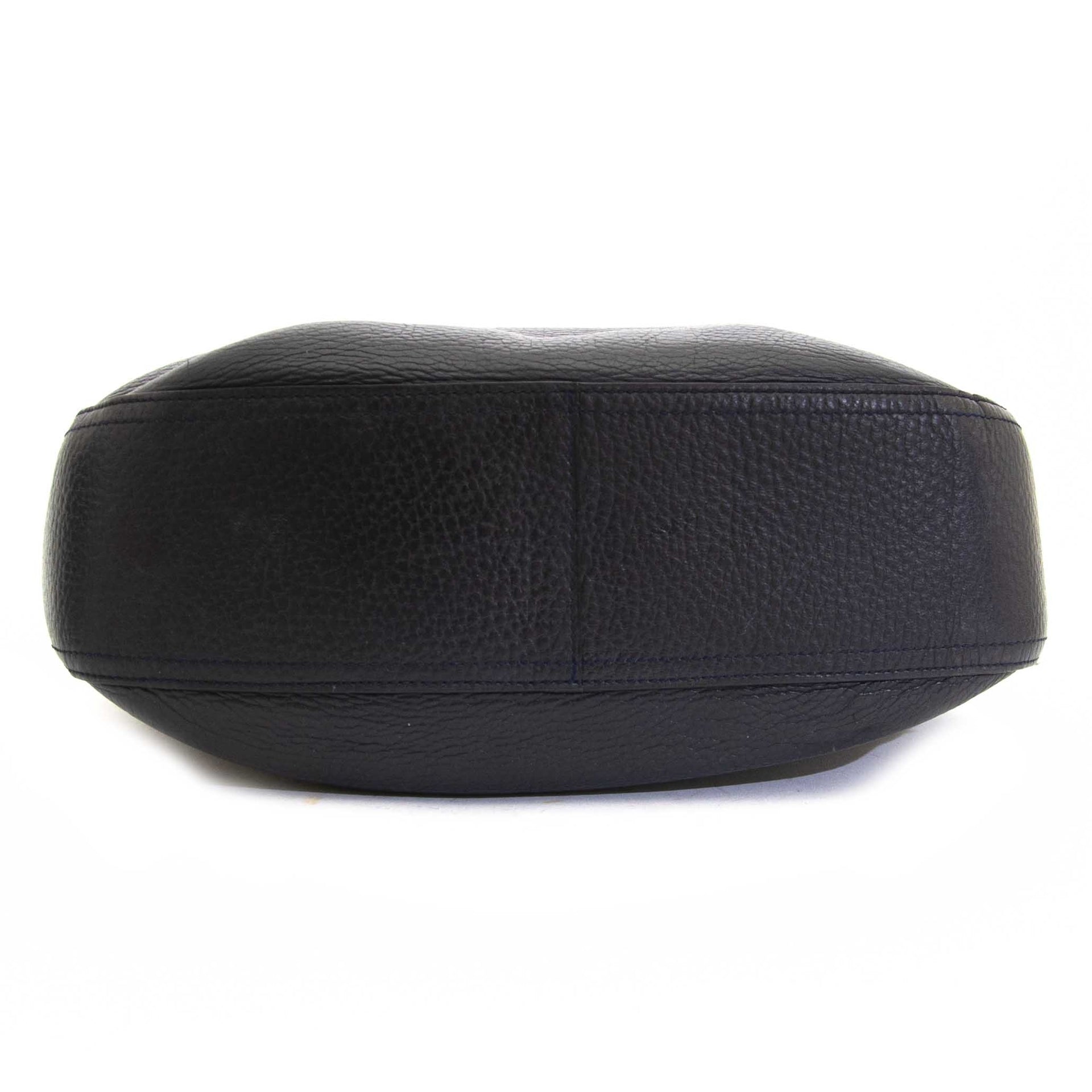 Delvaux Dark Blue Leather Shoulder Bag online aankopen tegen de beste prijs