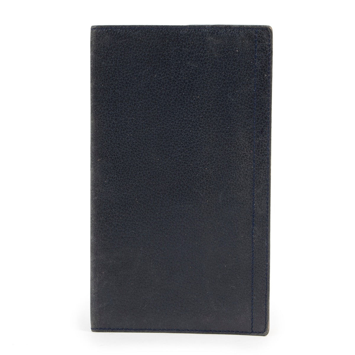 Shop safe online authentic Delvaux Blue Checkbook Wallet at the right price.