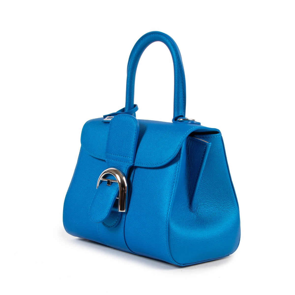 2dehands nieuwe authentieke Delvaux Satin Electric Brillant Mini Rodéo