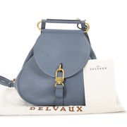 Delvaux Baby Blue Cerceau Backpack / Shoulderbag