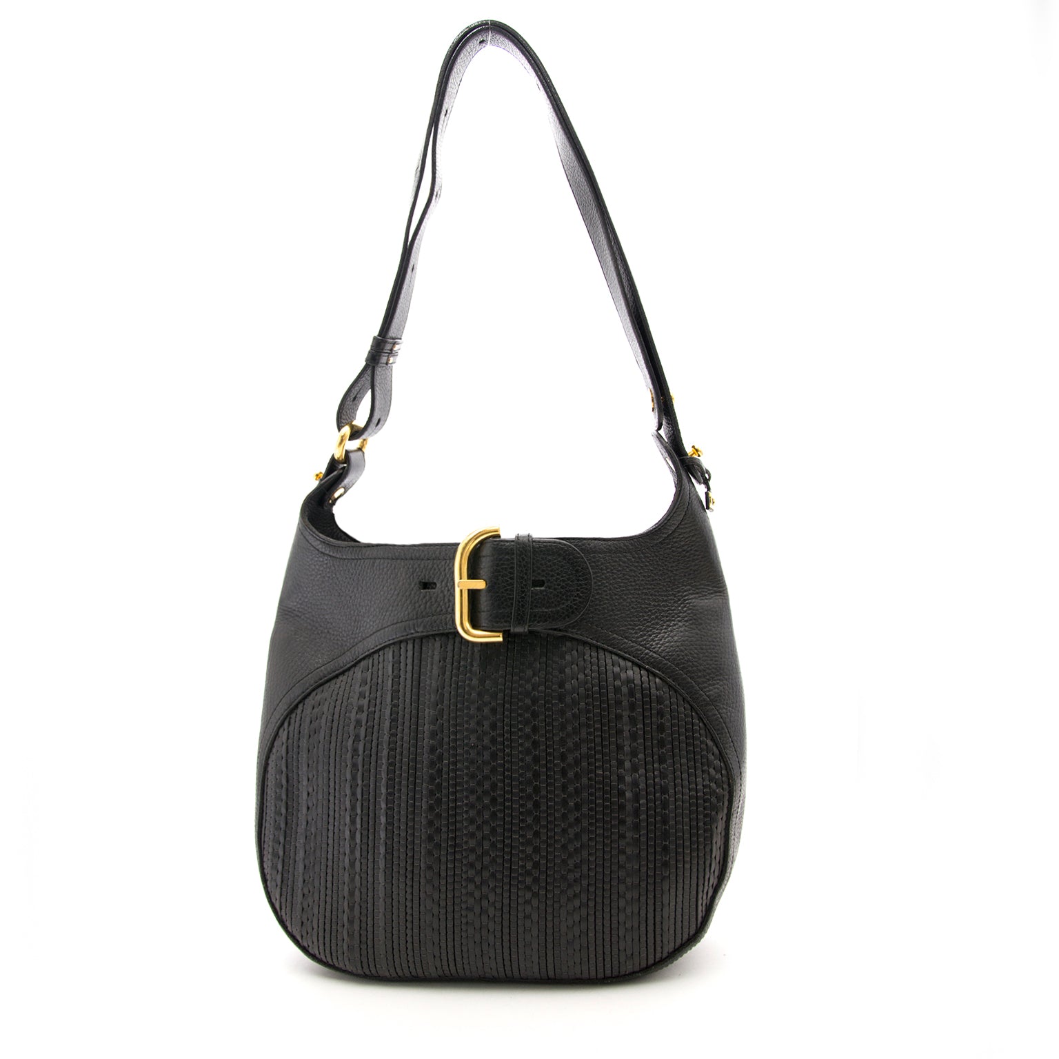 Delvaux Souverain Toile de Cuir Bag