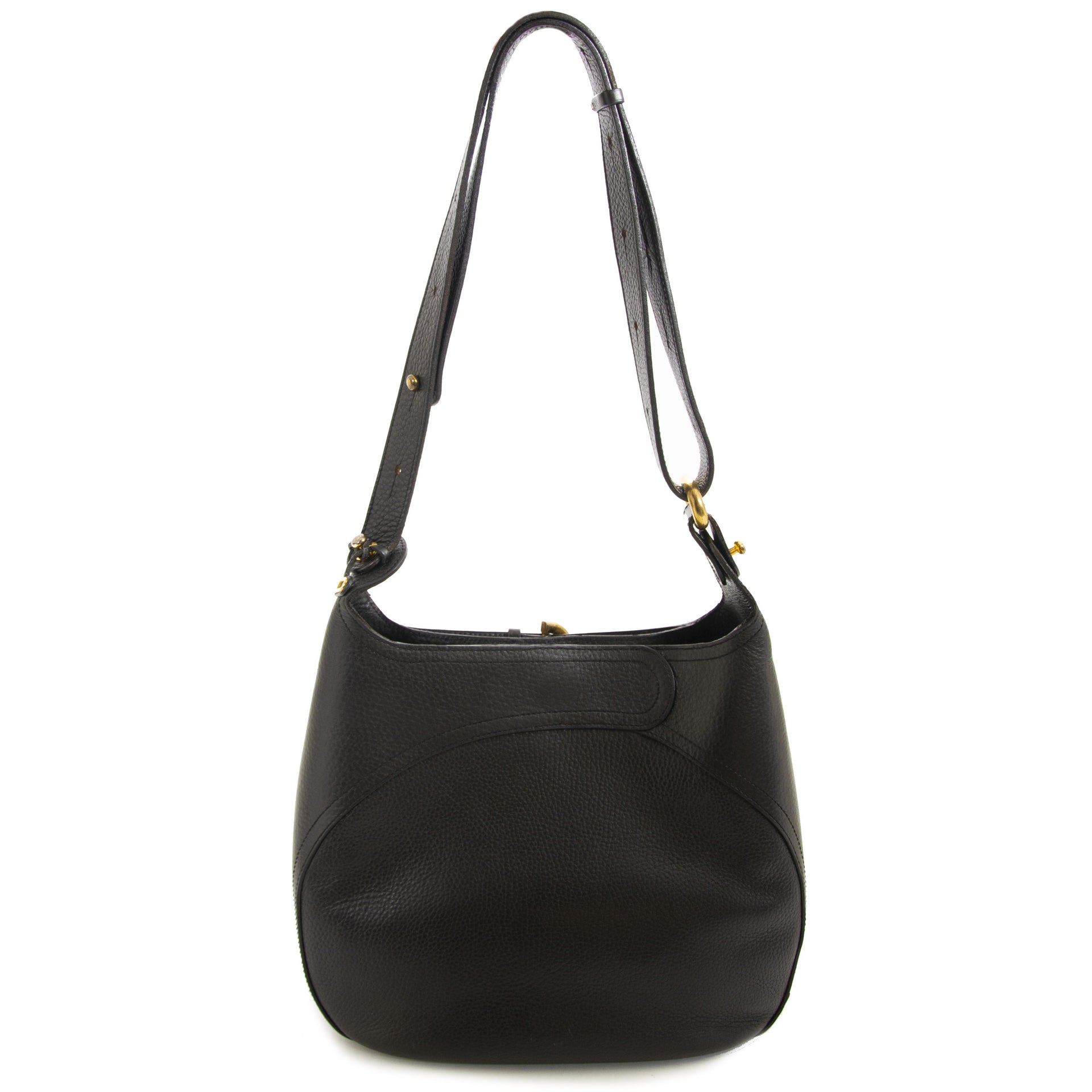 Delvaux Black Souverain Shoulder Bag