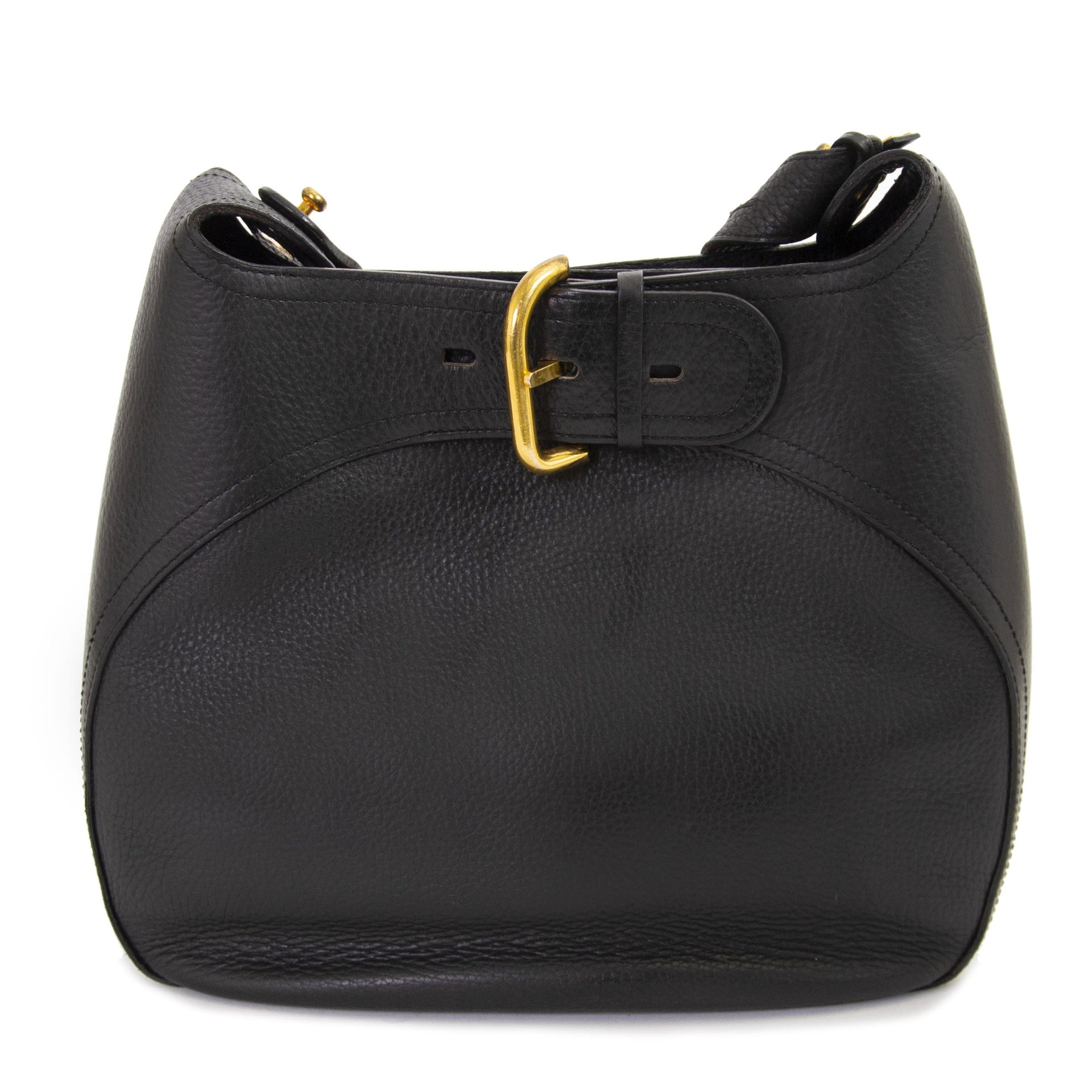 Delvaux Black Souverain Shoulder Bag