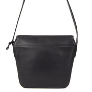 Authentieke Tweedehands Delvaux Dark Blue Leather Crossbody Bag juiste prijs veilig online shoppen luxe merken webshop winkelen Antwerpen België mode fashion