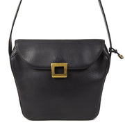Authentieke Tweedehands Delvaux Dark Blue Leather Crossbody Bag juiste prijs veilig online shoppen luxe merken webshop winkelen Antwerpen België mode fashion