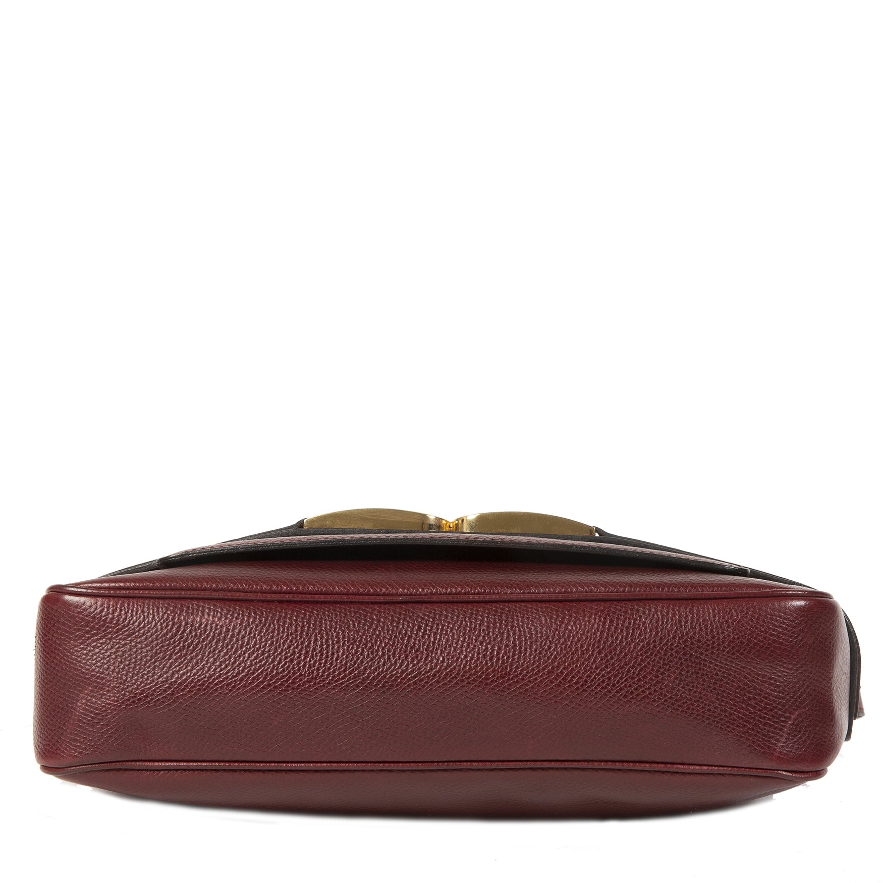 Delvaux Bordeaux Crossbody Box Bag
