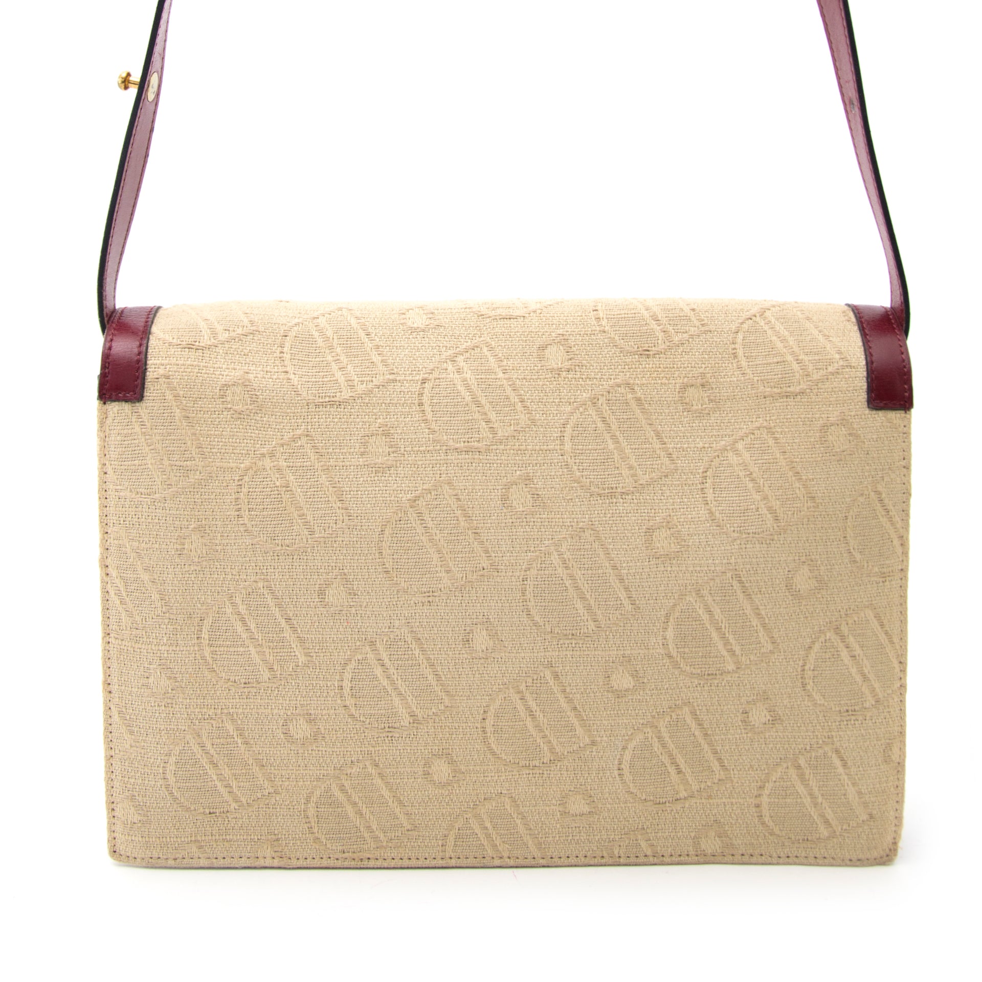 Acheter secur en ligne votre Delvaux Red Leather and Fabric Shoulder Bag pour le meilleur prix chez labellov