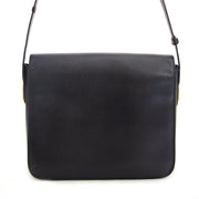 Delvaux Dark Blue Bourgogne Shoulder Bag now for sale at labellov vintage fashion webshop belgium