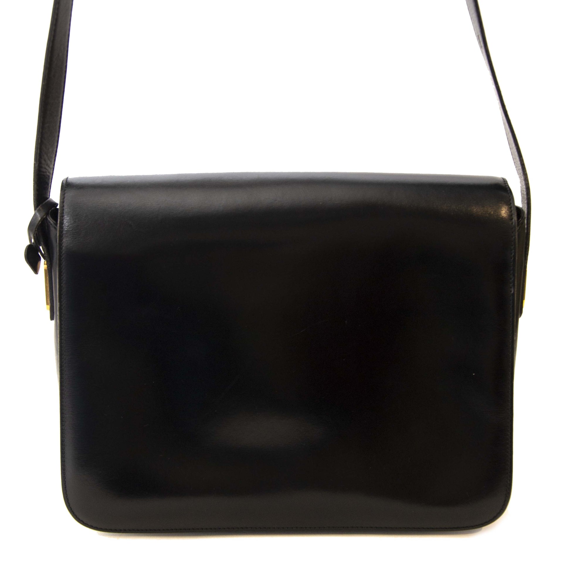 Sac bandoulière Delvaux Bourgogne Noir