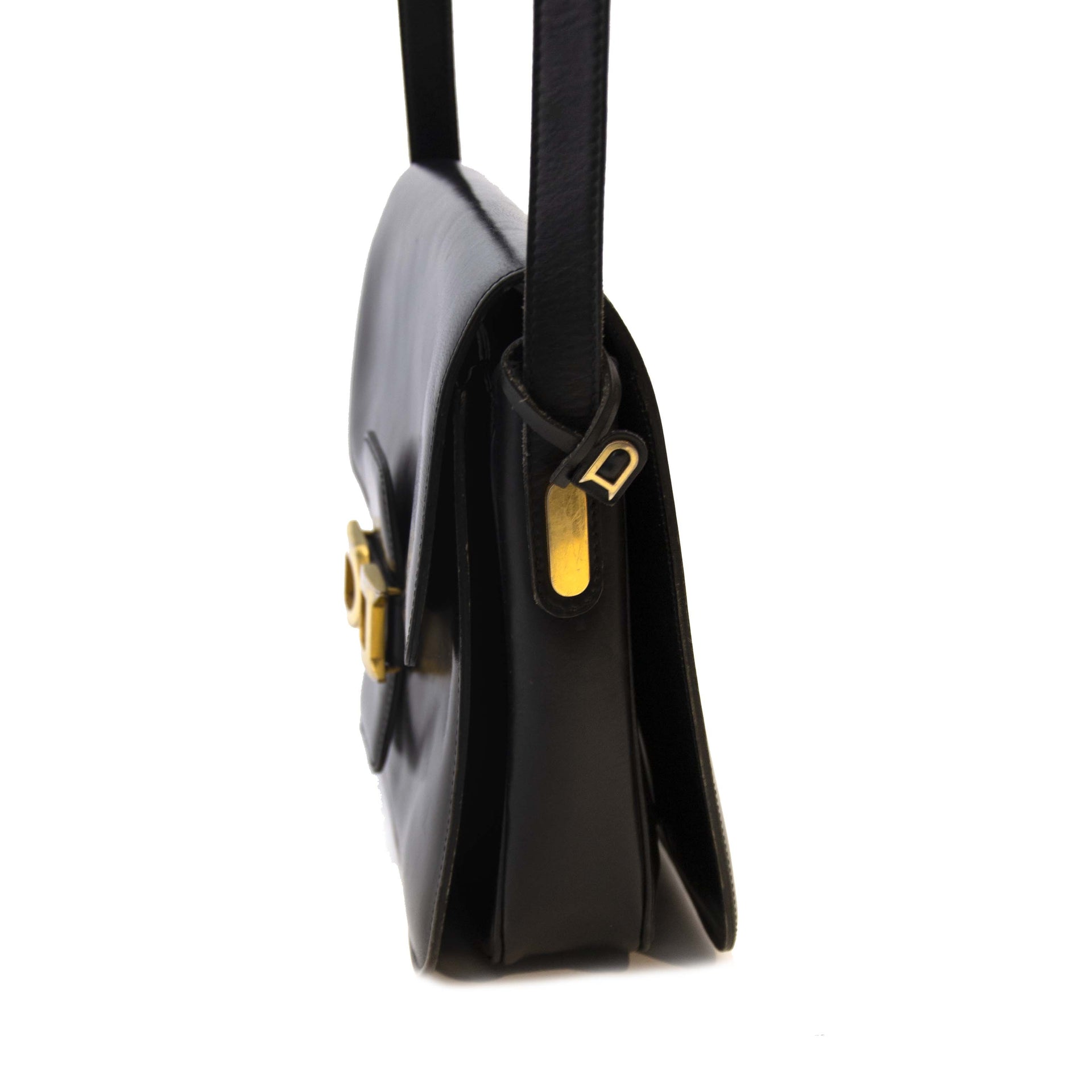 Sac bandoulière Delvaux Bourgogne Noir
