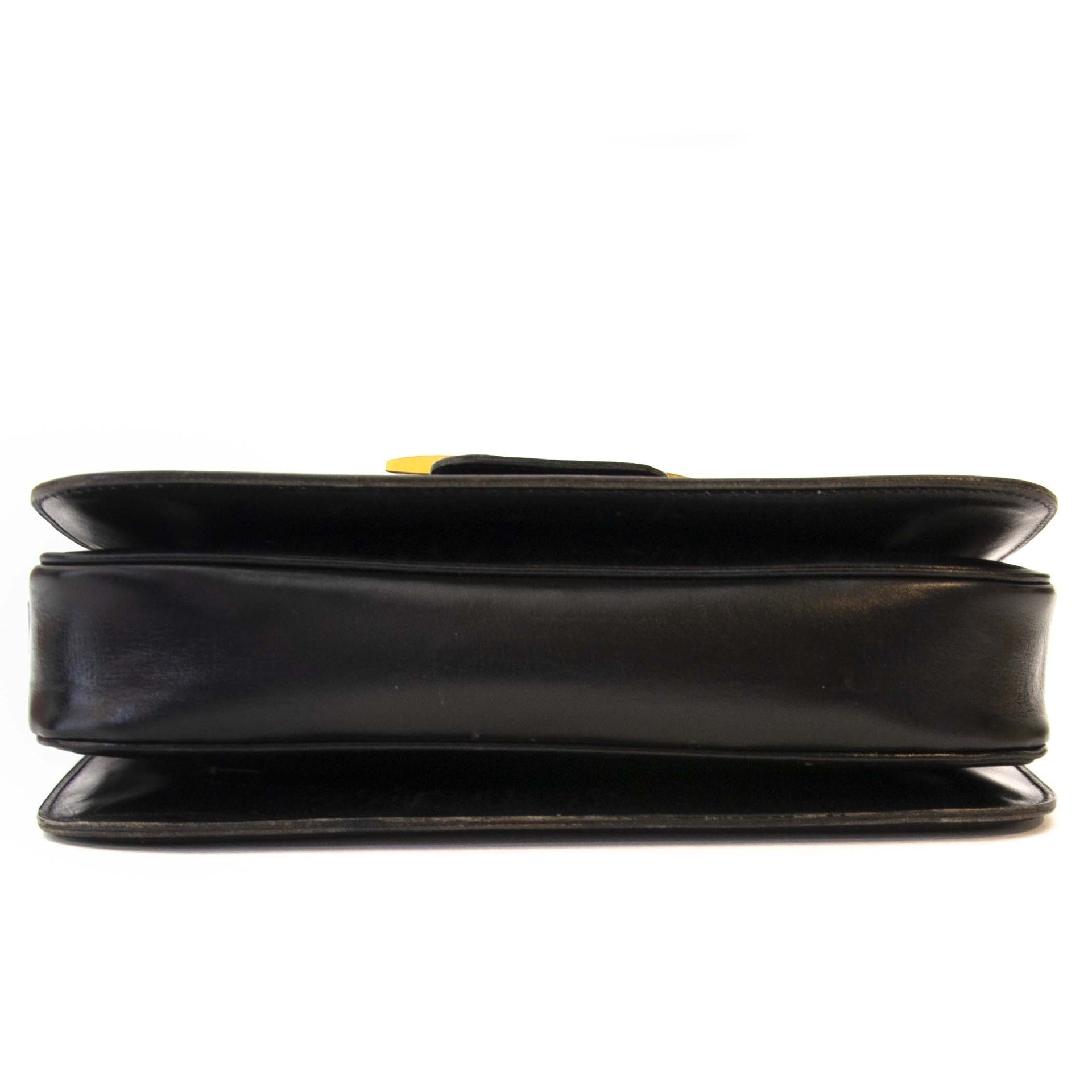 Sac bandoulière Delvaux Bourgogne Noir