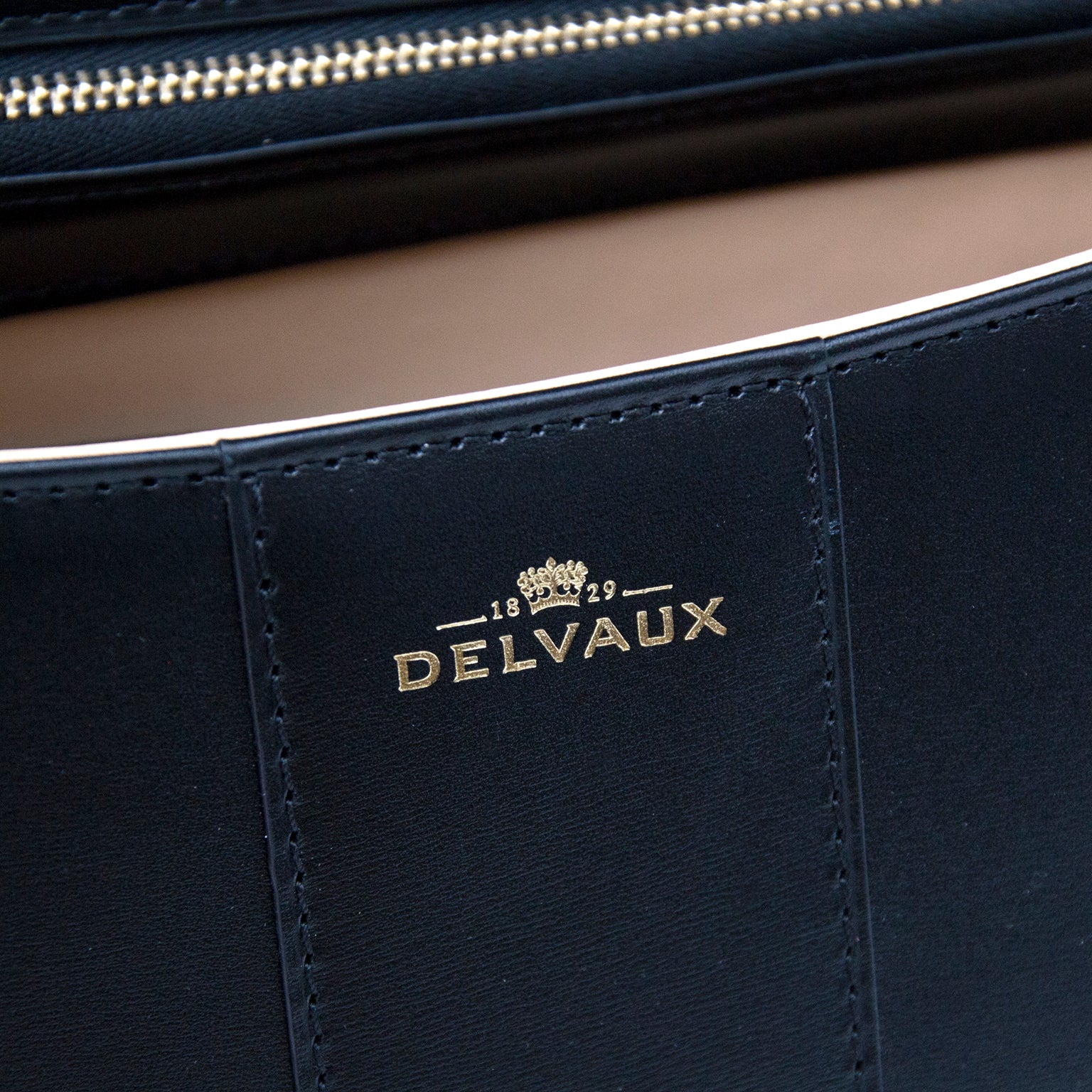 shop without waitinglist worldwide shipping your autnethc Brand New Delvaux Black Brillant MM PHW + STRAPw