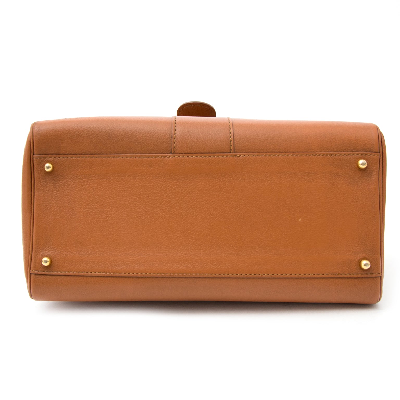 Delvaux Cognac Brillant MM + Strap