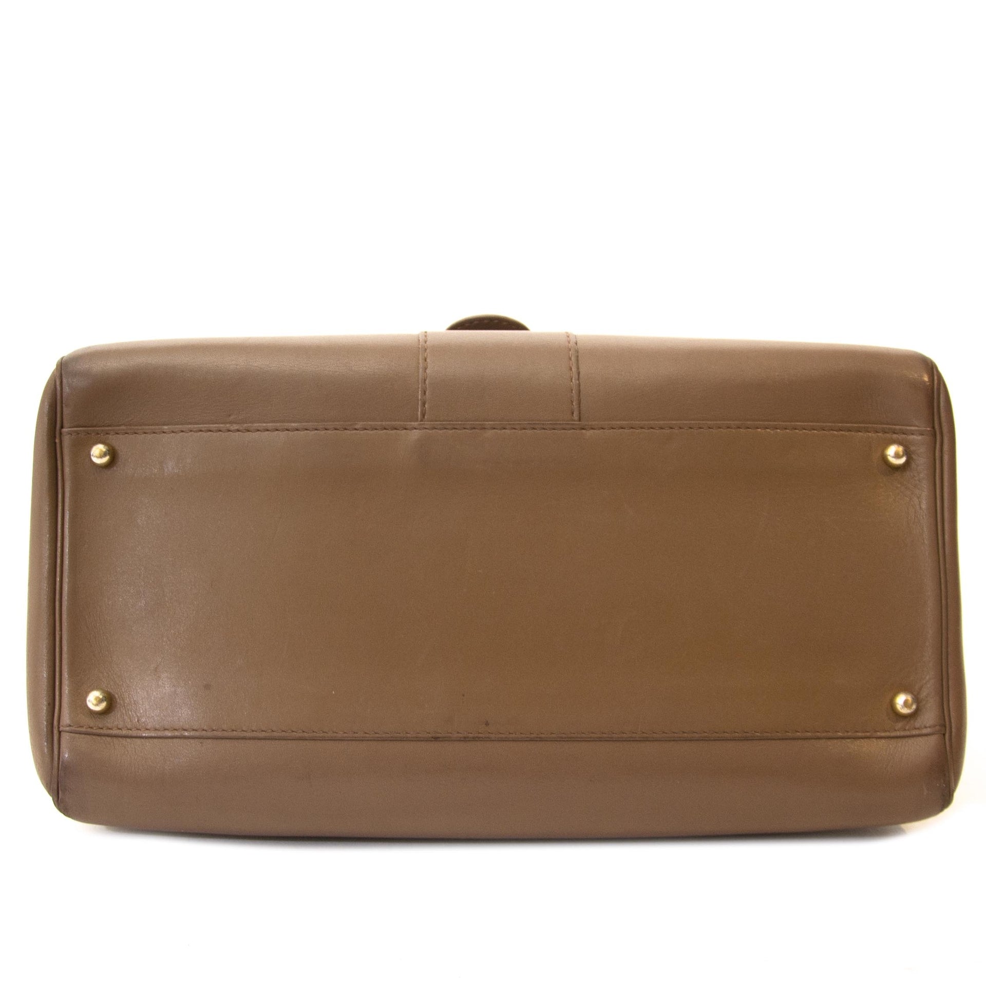 Delvaux Taupe Brillant MM now online at labellov.com for the best price.
